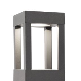 Faro Agra - Gartenleuchte - 10,8 x 10,8 x 20 cm - 9W LED inkl. - IP55 - dunkelgrau