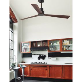 Faro Nassau - Deckenventilator mit Fernbedienung - Ø 128 cm - braun