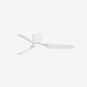 Faro Pemba - Deckenventilator mit Licht und Fernbedienung - Ø 132 cm - 16W LED inkl. - weiß