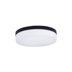 Maxlight Oda - Deckenleuchte - Ø 40 x 9 cm - IP44 - weiß und schwarz