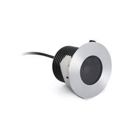 Faro Grund - runder Bodenspot für den Außenbereich - Ø 92 mm, Ø 68 mm versenkt - inkl. 13W LED - IP67 - Edelstahl mattiert