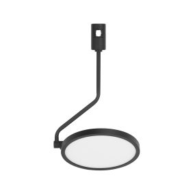 Nova Luce Point - Lichtpunkt Magnetschienensystem - Ø 16 x 27,3 cm - 15W LED inkl. - Sand schwarz