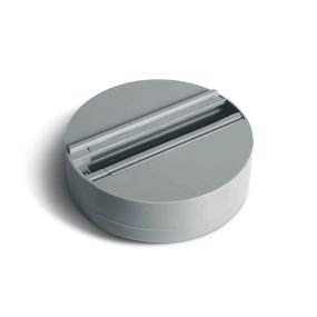 ONE Light Square Track Surface - Aufputzsockel für Stromschienenstrahler - 3-Phasen-Stromschienensystem - Ø 11,2 cm - 6A - grau