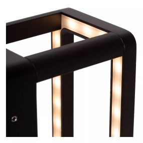Lucide Narvik - Wandleuchte - 12,5 x 8,6 x 23 cm - 9,2W LED inkl - IP65 - schwarz