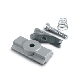 ONE Light Square Track Zubehör - mechanischer Adapter für schwere Gegenstände für Schiene 40003 / 40003A - 3-Phasen-Schienensystem - grau