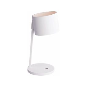 Artdelight Hive - Tischleuchte - Ø 18 x 40 cm - 3-Positionen Touch-Schalter - 9,3W LED inkl. - weiß