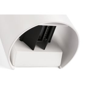 Faro Sunset - Wandleuchte - 14 x 11 x 11,1 cm - 6W LED inkl. - IP54 - weiß mattiert