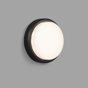 Faro Tom - Wandleuchte - Ø 22 x 6 cm - 11W LED inkl. - IP65 - dunkelgrau