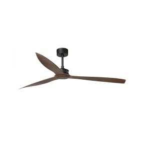 Faro Just Fan - Deckenventilator mit Fernbedienung - Ø 178 cm - braun und mattschwarz