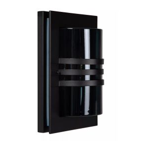 Lucide Privas - Außenwandleuchte - 22 x 12,7 x 33 cm - IP44 - schwarz
