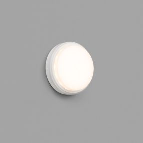 Faro Tom - Wandleuchte - Ø 19 x 6 cm - 7W LED inkl - IP65 - matt weiß