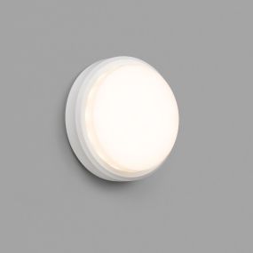 Faro Tom - Wandleuchte - Ø 19 x 6 cm - 7W LED inkl - IP65 - matt weiß
