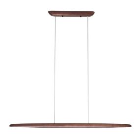 Maxlight Woody - Hängeleuchte - 130 x 170 cm - 25W LED inkl - dunkelbraun
