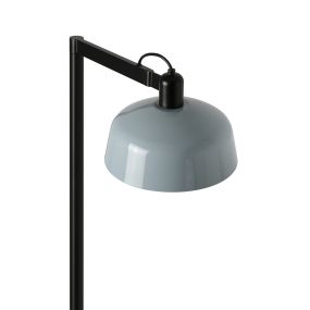 Faro Tatawin - Stehleuchte - 30 x 47,7 x 148 cm - schwarz satiniert und grau-blau glänzend