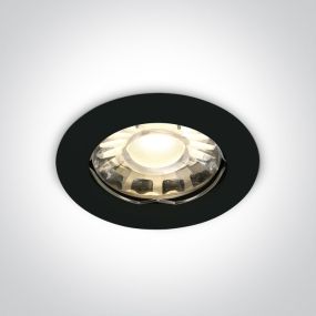 ONE Light Classic MR16 - Einbaustrahler - Ø 76 mm, Ø 63 mm Einbaugröße - schwarz