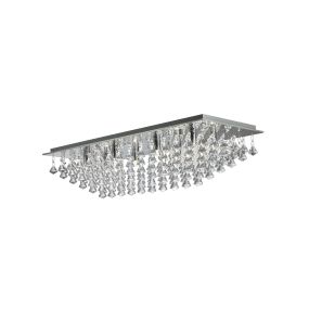Searchlight Hanna - Deckenleuchte - 83 x 33 x 20 cm - Chrom