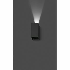 Faro Blind - Wandleuchte - 7,4 x 10,5 x 16,5 cm - 6W LED inkl. - IP65 - dunkelgrau