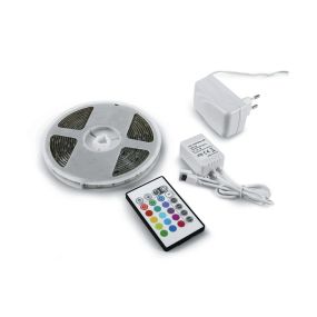 ONE Light RGB Set - 1 cm breit, 500 cm lang - 230V / 12Vdc - dimmbar - 2W LED pro Meter - RGB