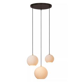 Lucide Bina - Hängeleuchte 3L - Ø 40 x 155 cm - weiß