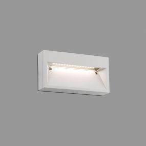 Faro Path - Wandleuchte - 20,2 x 4,2 x 10,5 cm - 9W LED inkl. - IP44 - matt weiß