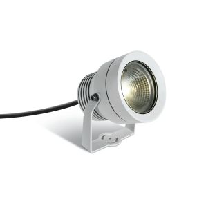 ONE Light COB Garden Spots - Bodenspot auf Erdspieß - Ø 13 x 11,4 cm - 20W LED inkl. - IP65 - weiß
