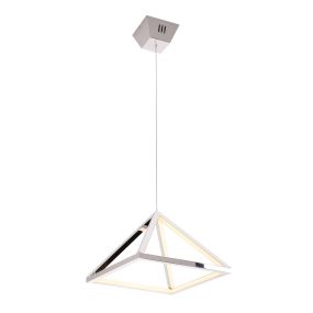 Maxlight Peak - Pendelleuchte - Ø 30 x 180 cm - 20W LED inkl - Chrom