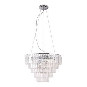 Maxlight Monaco - Pendelleuchte - Ø 60 x 150 cm - Chrom