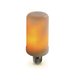 ONE Light Flickering Flame - LED-Lampe - Ø 6,5 x 15 cm - E27 - 6W - nicht dimmbar - 1600K - amber