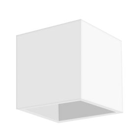 Nova Luce Sandro - Wandleuchte - 11 x 11 x 11 cm - weißer Gips