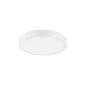 Nova Luce Perfect Profile - Deckenleuchte - Ø 40 x 10 cm - 24W dimmbare LED inkl. - weiß