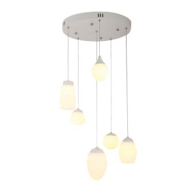 Maxlight Multi - Hängeleuchte - Ø 40 x 100 cm - 16W LED inkl. - weiß