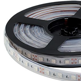 Elmark LED-Streifen 300 - 5 Meter LED-Streifen 12Vdc - 14,4W pro Meter - IP65 - RGB