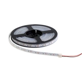 Elmark LED-Streifen 600 - 5 Meter LED-Streifen 12Vdc - 9,6W pro Meter - IP65 - warmweiße Lichtfarbe