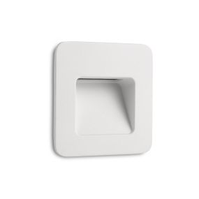 Faro Nase - Wandeinbauleuchte - 9,4 x 5,7 x 9,4 cm - 2,9W LED inkl. - IP44 - matt weiß
