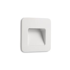 Faro Nase - Wandeinbauleuchte - 9,4 x 5,7 x 9,4 cm - 2,9W LED inkl. - IP44 - matt weiß