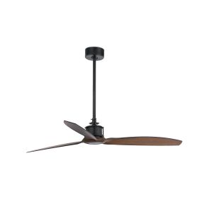 Faro Justfan - Deckenventilator mit Fernbedienung - Ø 128 cm - schwarz und dunkelbraun