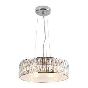 Maxlight Diamante - Pendelleuchte - Ø 46 x 135 cm - Chrom