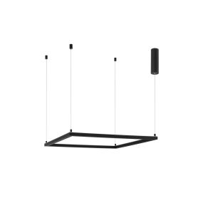 Nova Luce Eterna - Pendelleuchte - 75 x 75 x 120 cm - 40W dimmbare LED inkl. - Sand schwarz