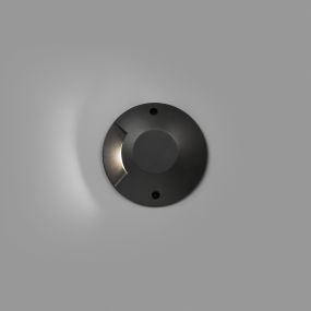 Faro Loth - Wandleuchte - Ø 20 x 4,2 cm - 6W LED inkl. - IP67 - mattschwarz