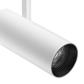 Nova Luce Track - 3-Phasen-Schienensystem - Ø 6,1 x 21 cm - 12W LED inkl. - weiß - warmweiße Lichtfarbe