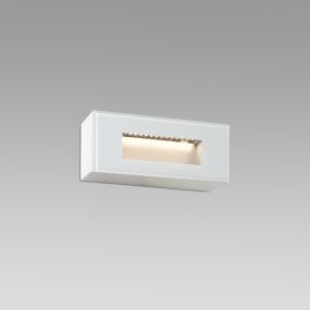 Faro Dart - Wandeinbauleuchte - 19 x x 3,6 x 8 cm - 5W LED inkl. - IP65 - matt weiß