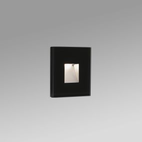 Faro Dart - Wandeinbauleuchte - 8 x 3,6 x 8 cm - 2W LED inkl. - IP65 - mattschwarz