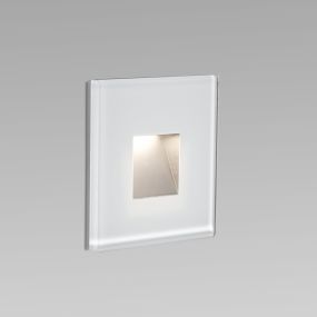 Faro Dart - Wandeinbauleuchte - 8 x 3,6 x 8 cm - 2W LED inkl. - IP65 - matt weiß