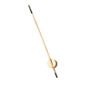 Maxlight Spider - Wandleuchte - Ø 8 x 79 cm - 8,4W LED inkl. - IP44 - gold