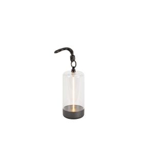 Konstsmide Edison XS - tischleuchte - 7 x 7 x 14,5 cm - 0,4W dimmbare LED inkl. - IP54 - anthrazit