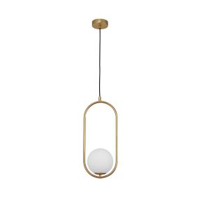 Nova Luce Obitar - Hängeleuchte - 20 x 15 x 120 cm - Messing gold