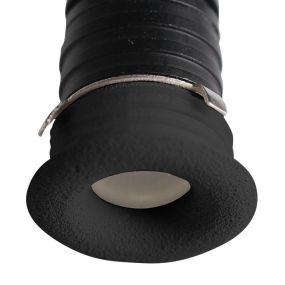 Nova Luce Tiny - Einbaustrahler - Ø 16 mm, Ø 12 mm Einbaumaß - 1W LED inkl. - IP44 - schwarz