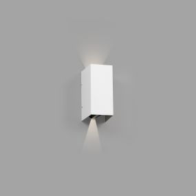Faro Blind - Wandleuchte - 7,4 x 10,5 x 16,5 cm - 6W LED inkl. - IP65 - matt weiß