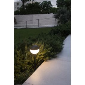 Faro Piccola - Bodenstrahler auf Erdspieß - Ø 12 x 60,5 cm - 6W LED inkl. - IP65 - mattschwarz