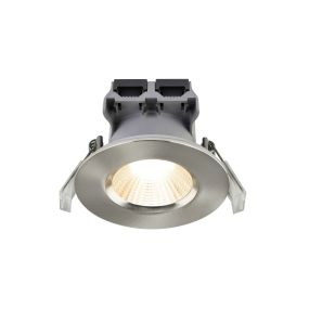 Nordlux Fremont - einbauspot - Ø 85 mm, Ø 72 mm einbaumaß - 4,5W dimmbar LED inkl. - IP65 - gebürsteter Stahl